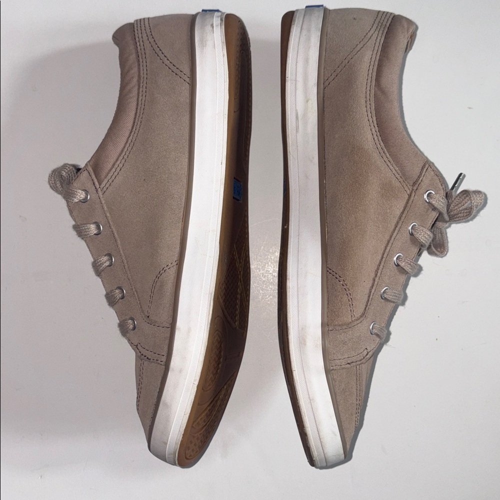 Keds Women’s Taupe Suede Low-Top Sneakers Shoes Size 9 - Picture 8 of 11